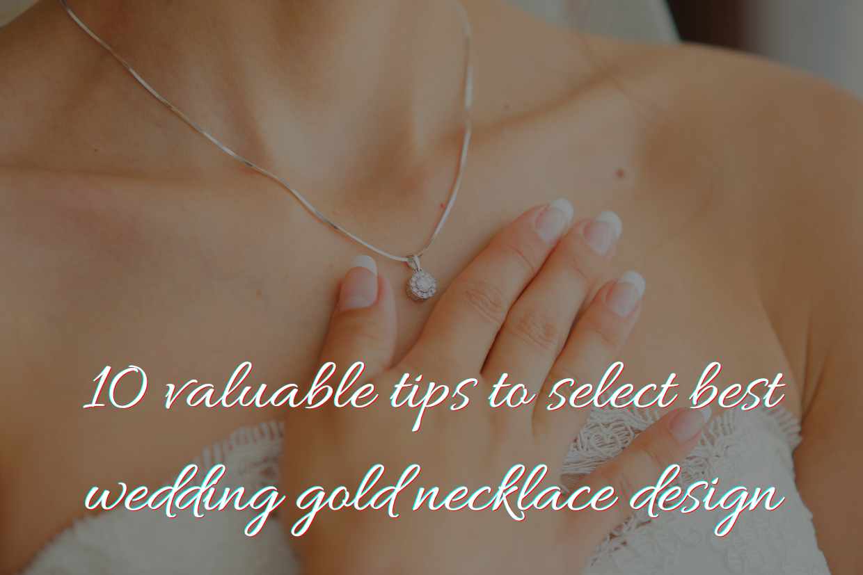  wedding gold necklace