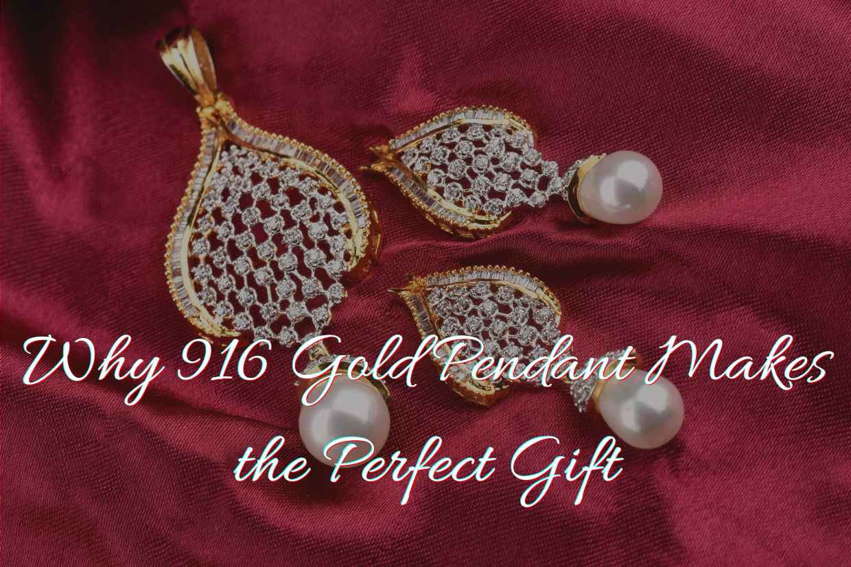 gold pendants with pearl