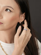 18K Gold Sapphire Ring