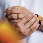 916 Gold Thin Abacus Ring (Smooth) - Top Gold Shop Gold Jewellery in singapore