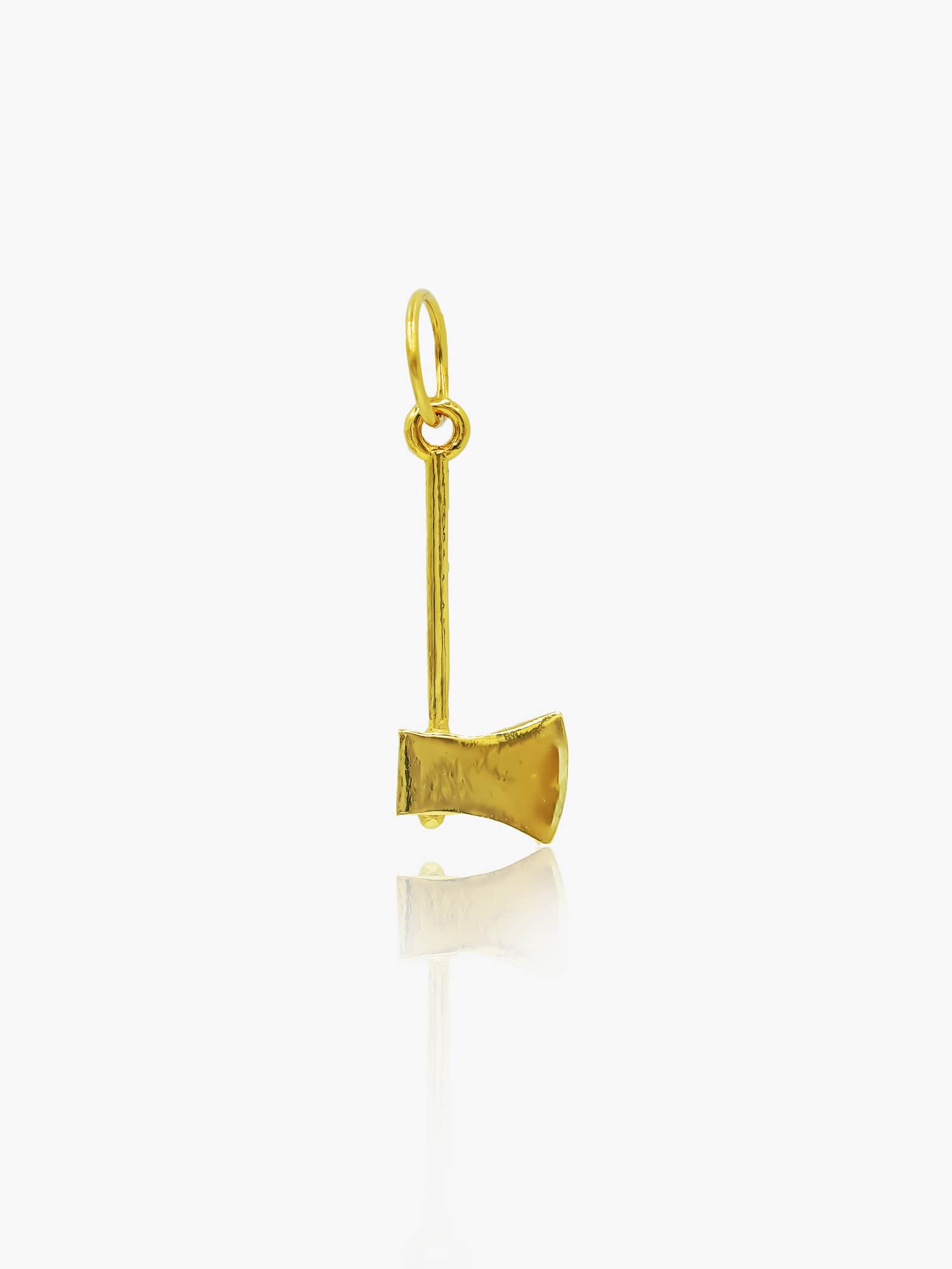 916 Gold Axe Pendant