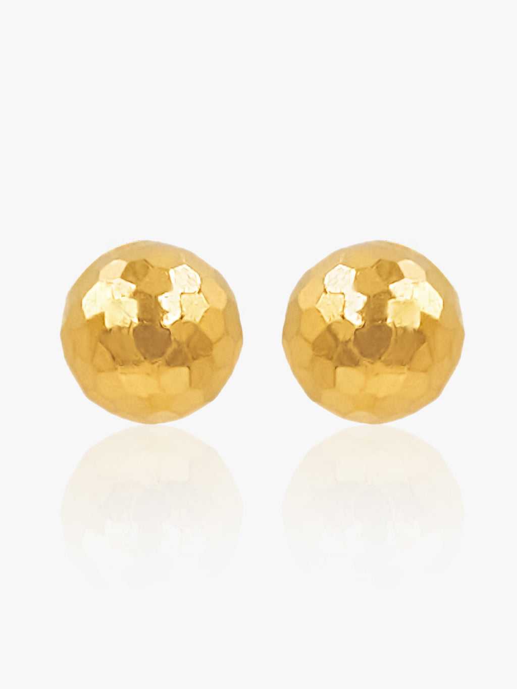 916 Gold Baller Earring