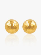 916 Gold Baller Earring
