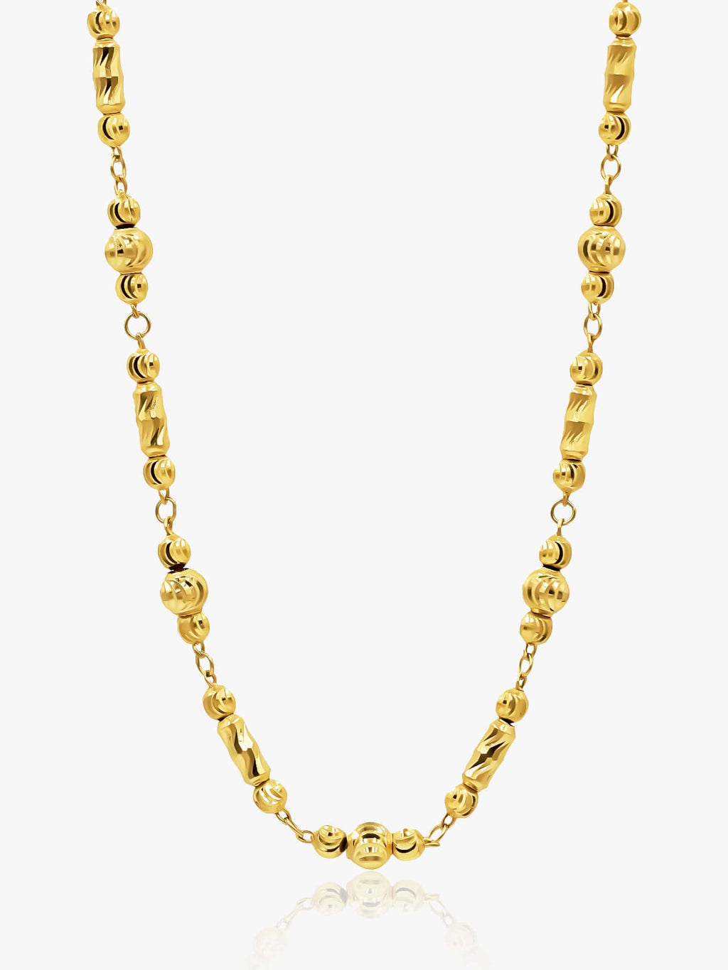 916 Gold Beads Bliss Necklace