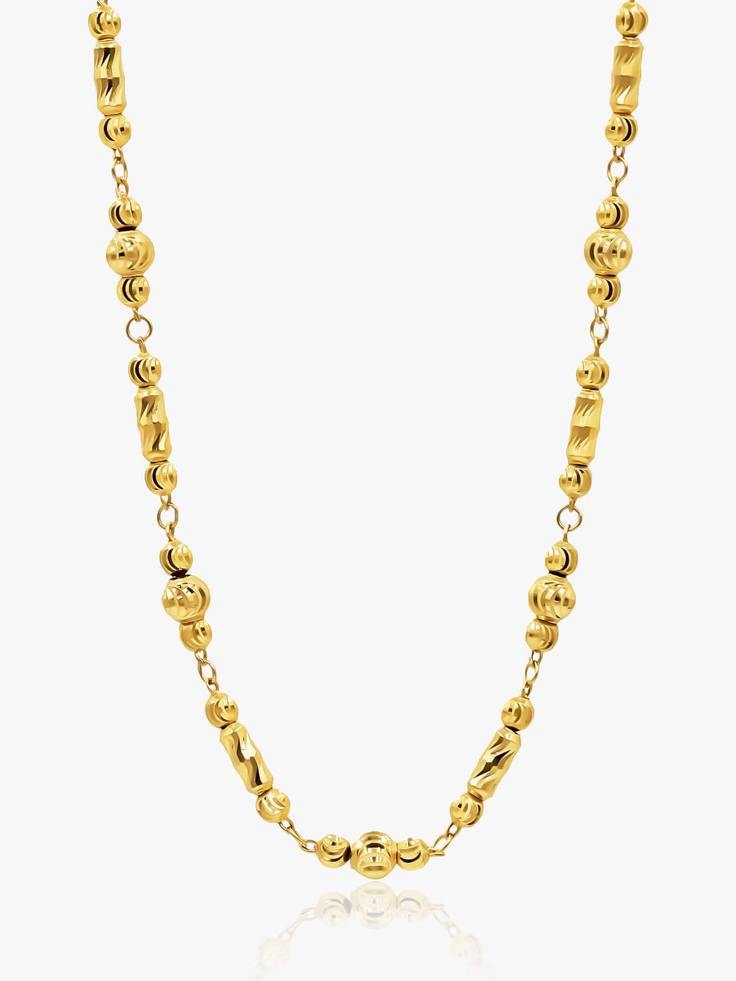 916 Gold Beads Bliss Necklace