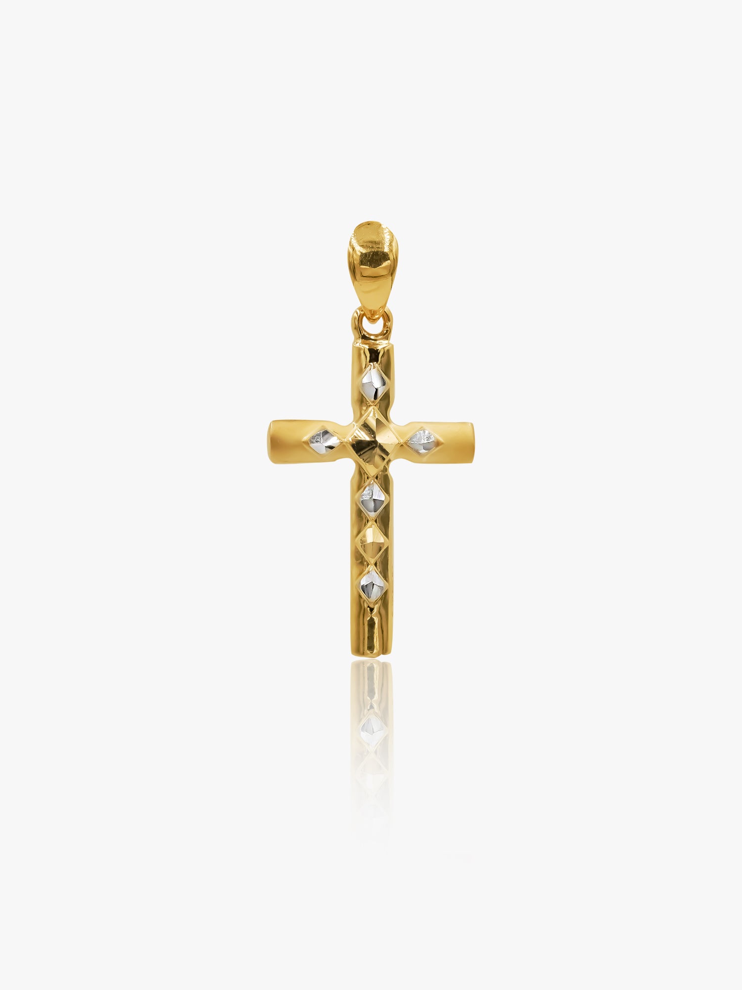 916 Gold Blessing Cross Pendant