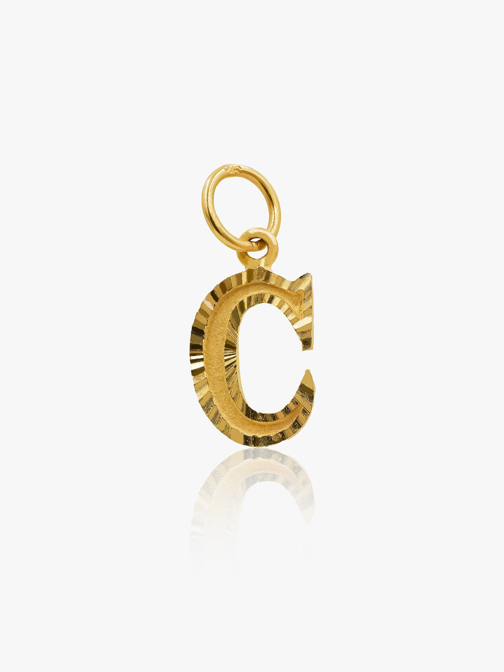 916 Gold C Pendant