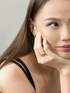 916 Gold Calamus Ring (wide)