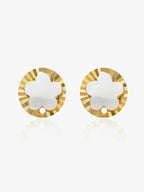916 Gold Celestial Petal Earring