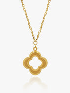 916 Gold Clover Necklace