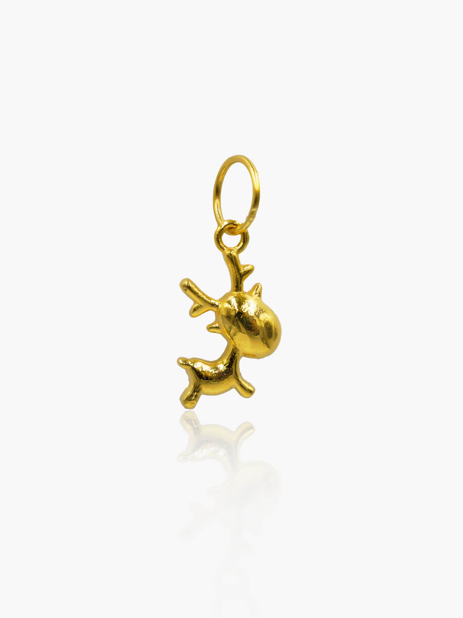 916 Gold Deer Pendant