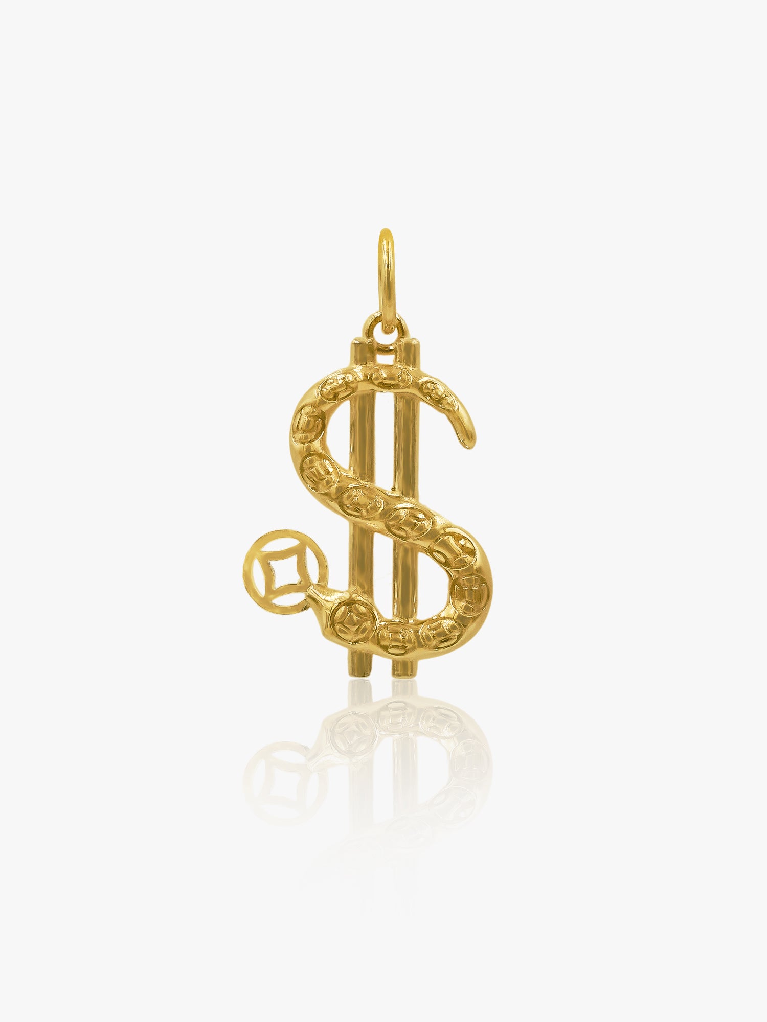 916 Gold Dollar Coin Pendant