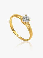 916 Gold Elegant Tiara Ring