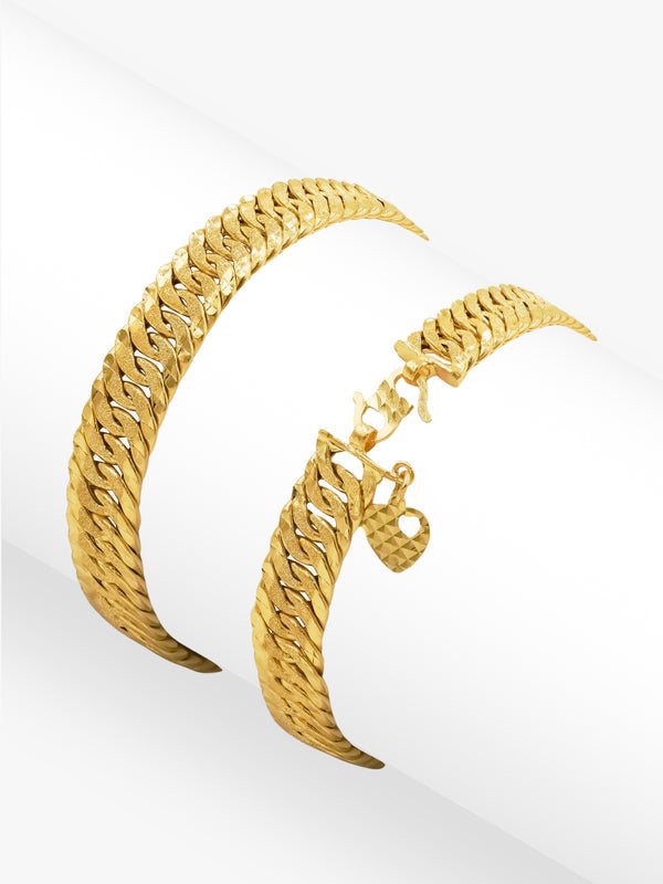 916 Gold Mini Lipan Bracelet (7mm)
