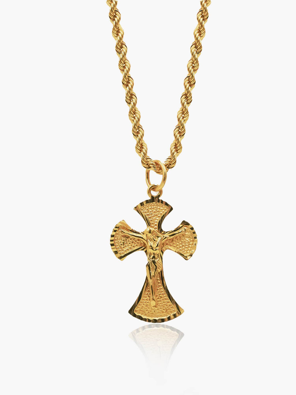916 Gold Faith Pendant