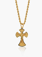 916 Gold Faith Pendant