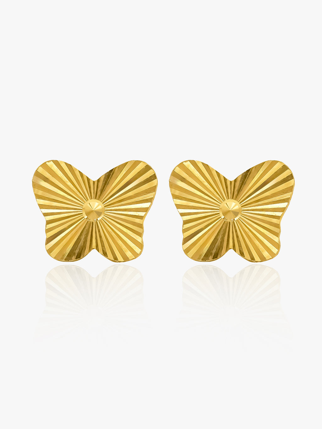 916 Gold Fluttering Earring