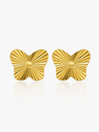 916 Gold Fluttering Earring