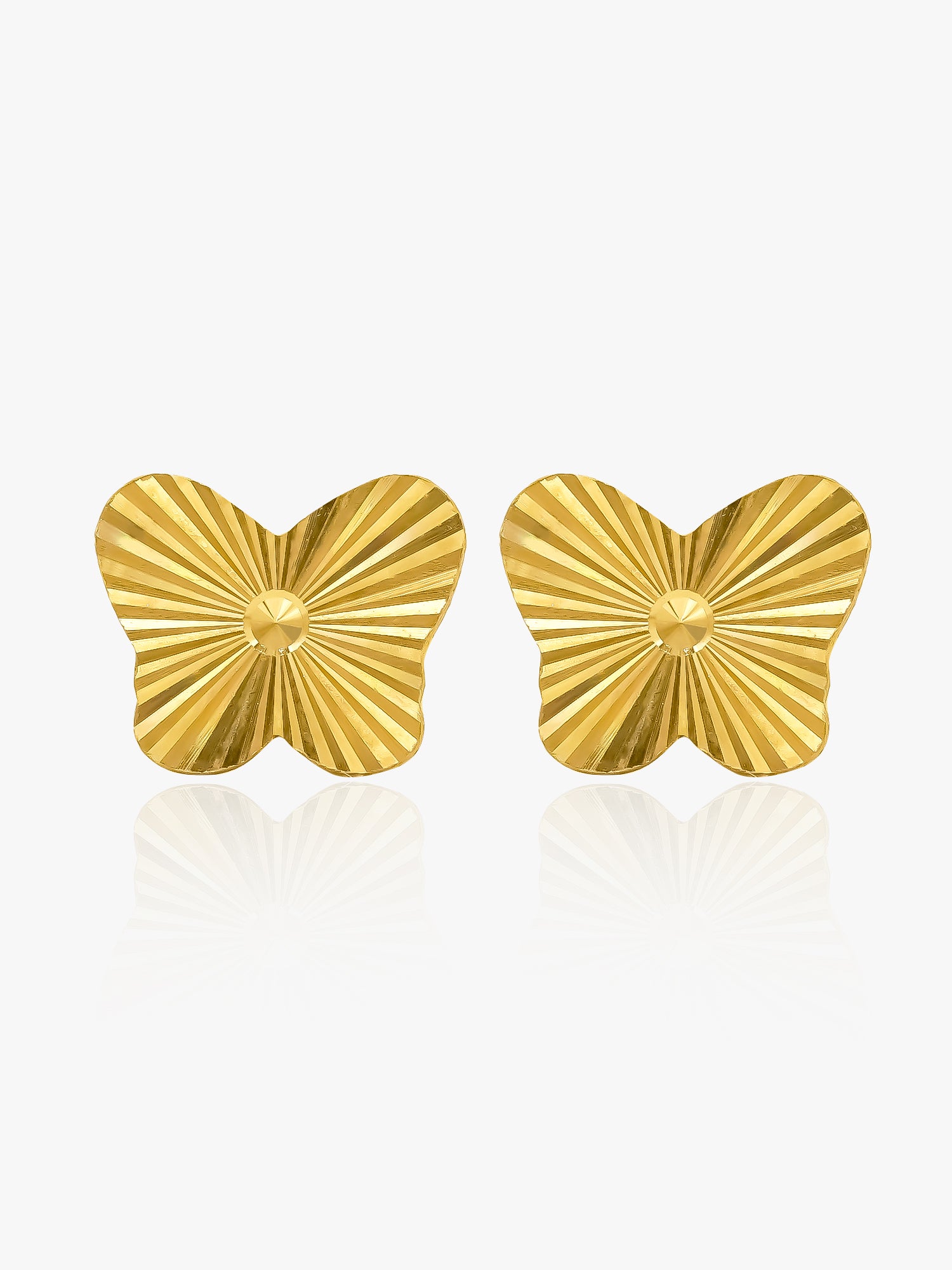 916 Gold Fluttering Earring