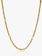 916 Gold Solid Clips Necklace