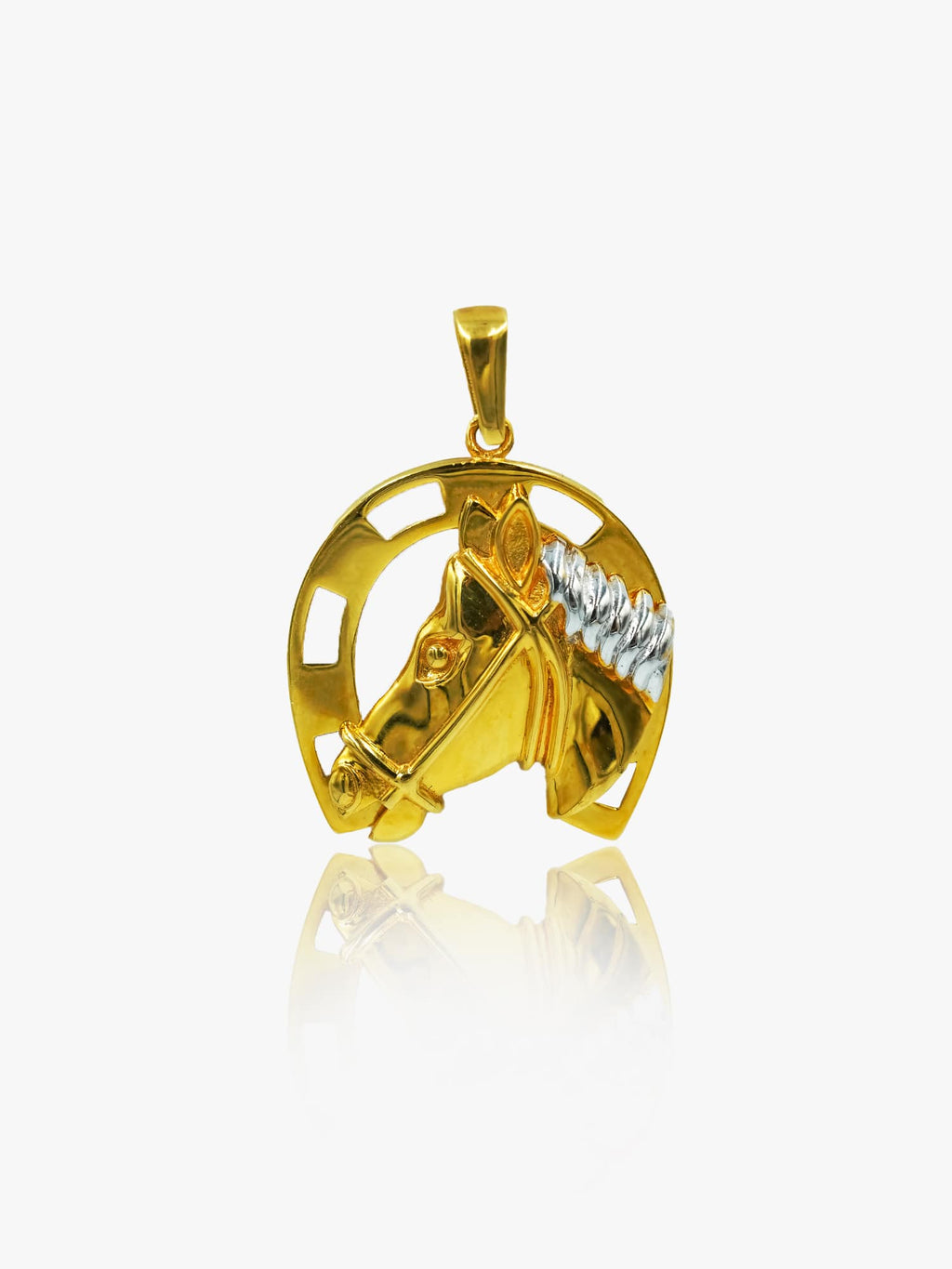 916 Gold Horse Pendant