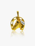 916 Gold Horse Pendant