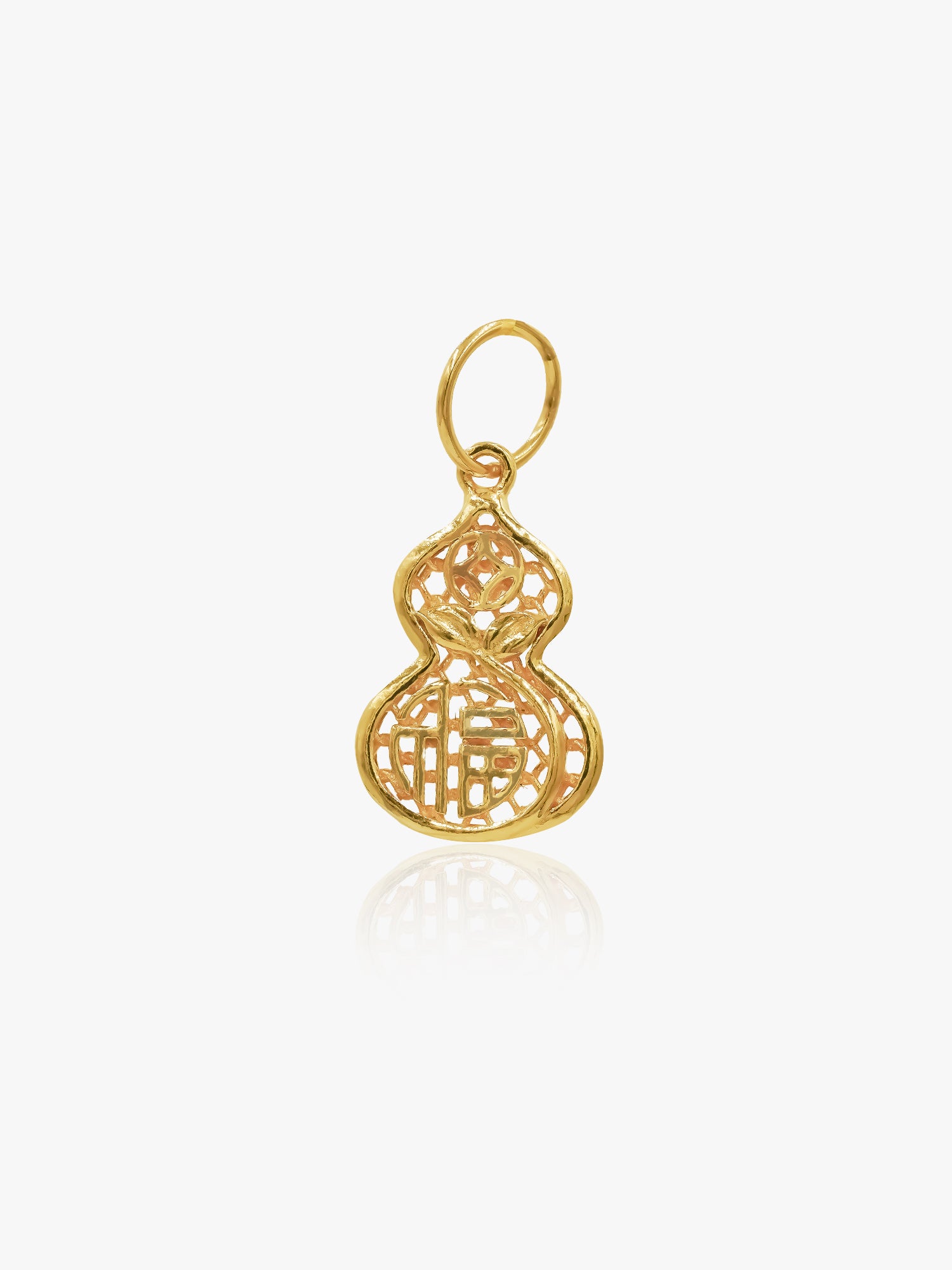 916 Gold Hulu Coin Pendant