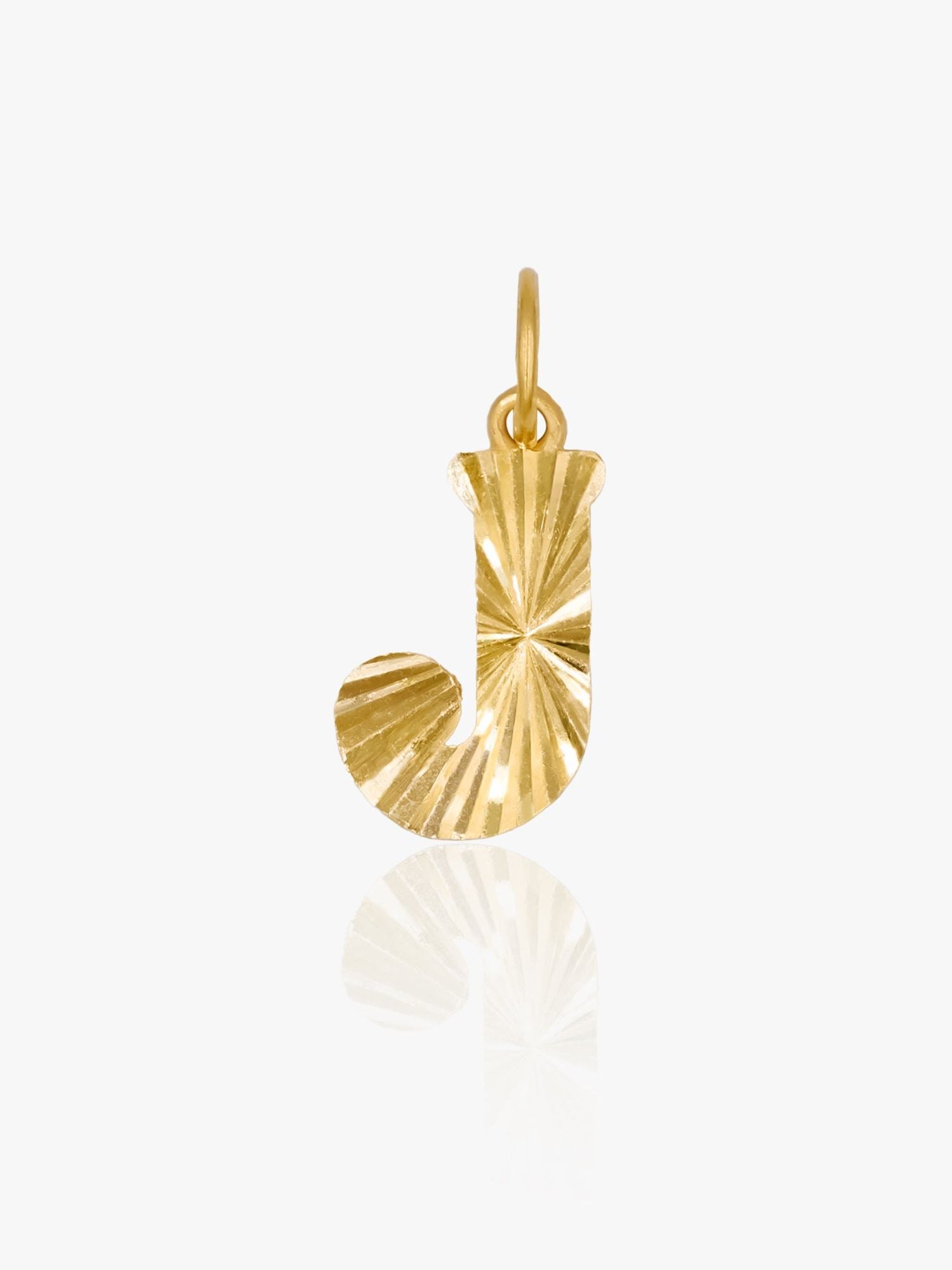 916 Gold J Pendant