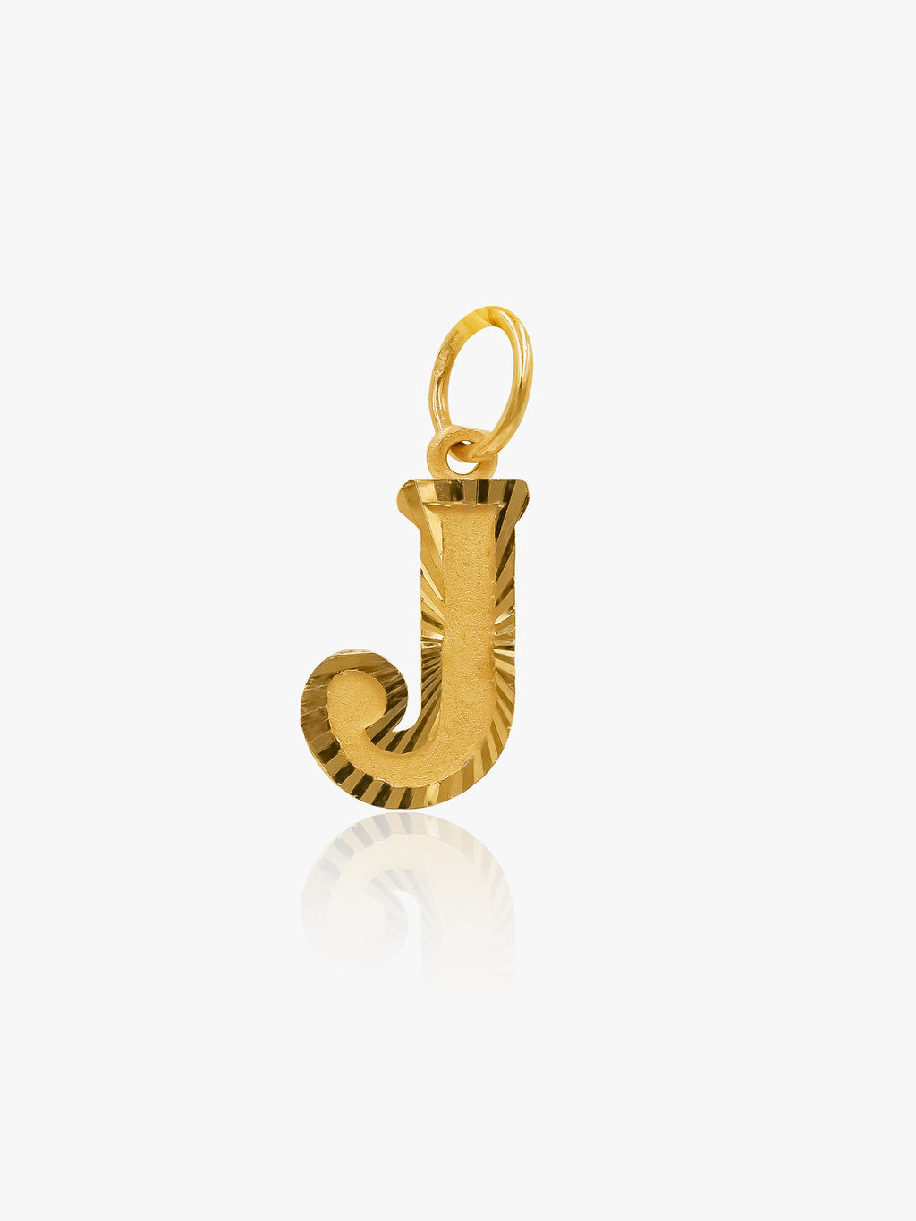 916 Gold J Pendant