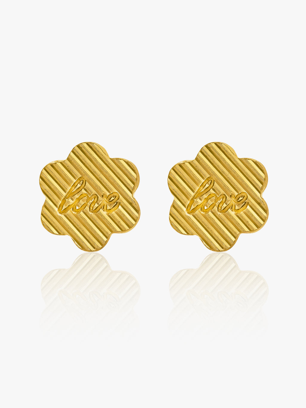 916 Gold Love Flower Gold