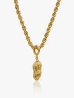 916 Gold Peanut Pendant