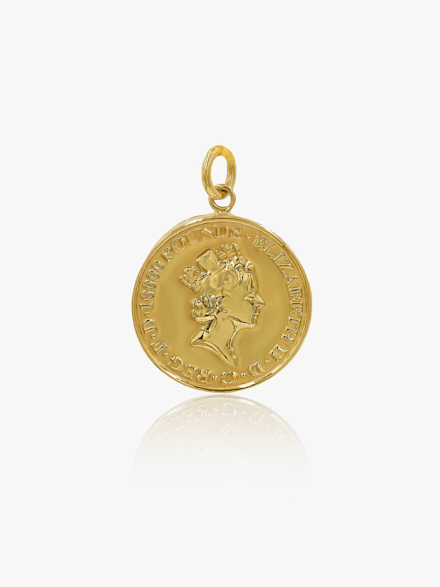 916 Gold Queen Pendant