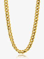 916 Gold Shiny Cuban Chain