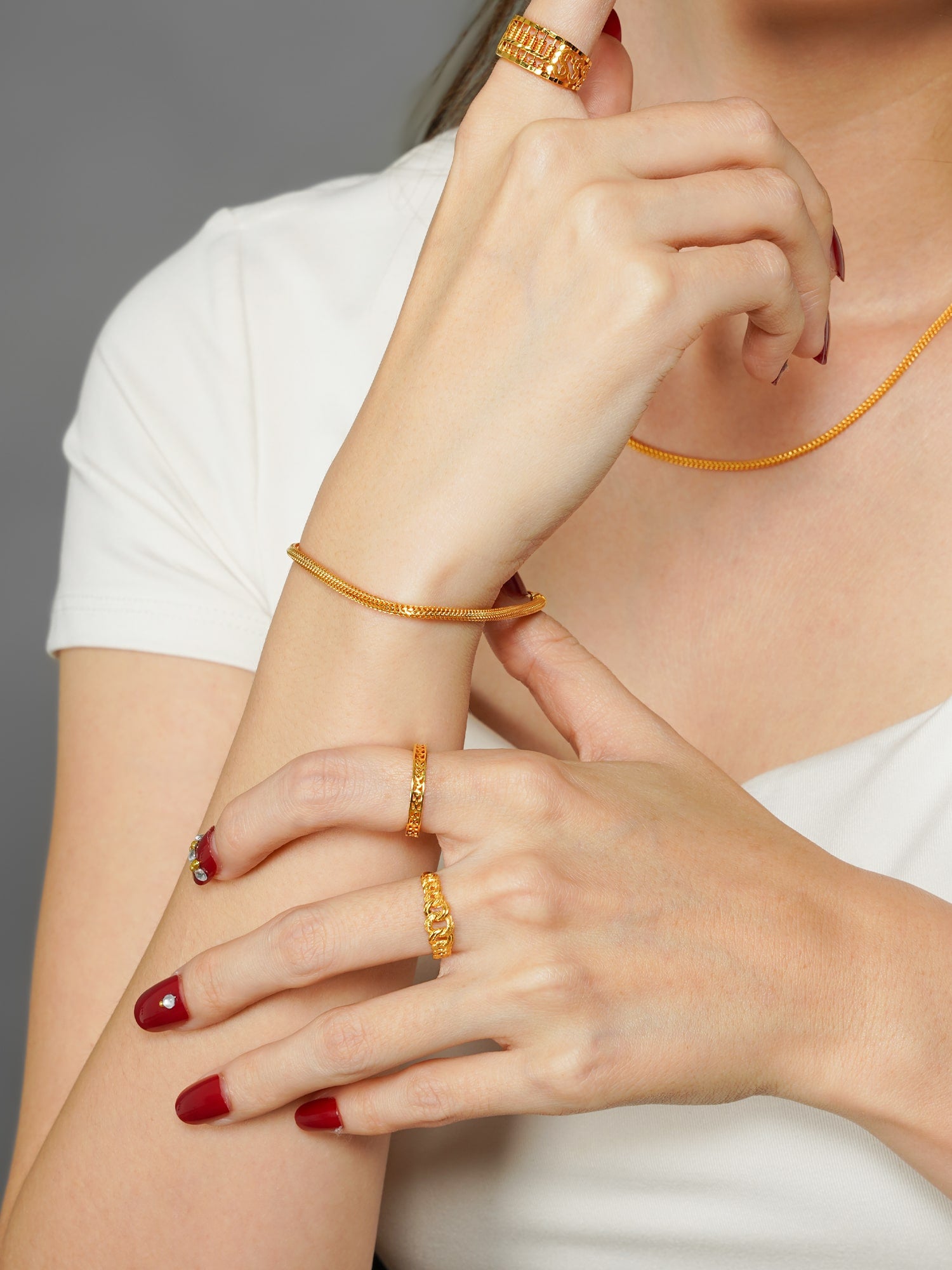 916 Gold Infinity Bracelet (5+gm series)