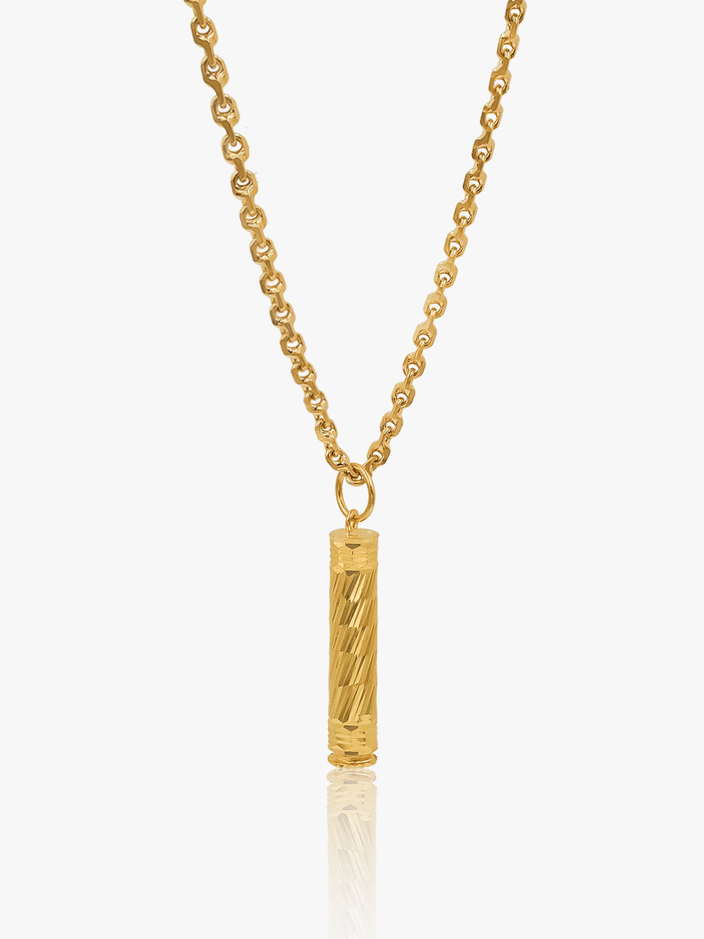 916 Gold Stick Pendant