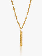 916 Gold Stick Pendant