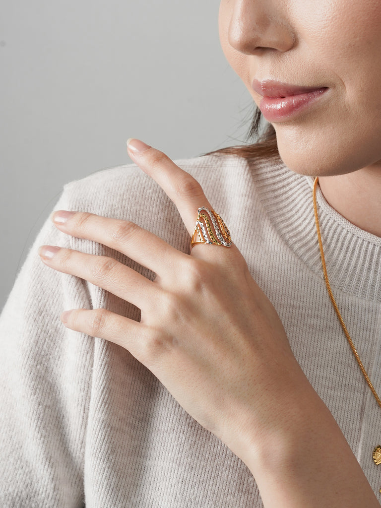 916 Gold Wind Ring