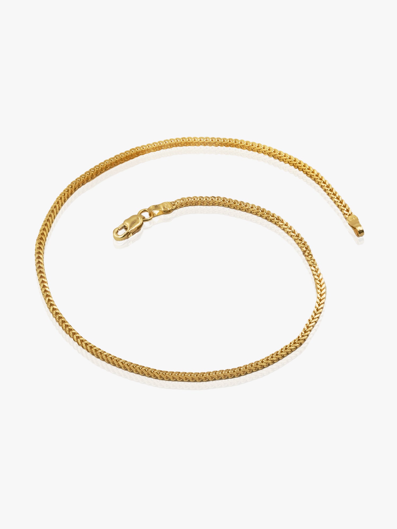 916 Gold Woven Anklet