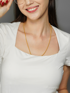 916 Gold Hollow Rope Chain (3.5mm Series)