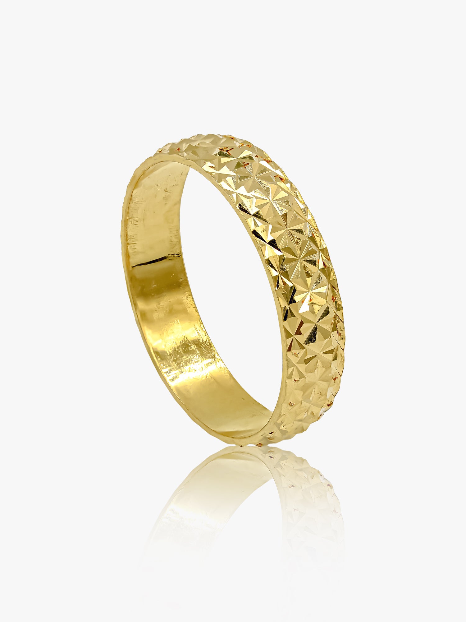 916 Gold Cross Ring