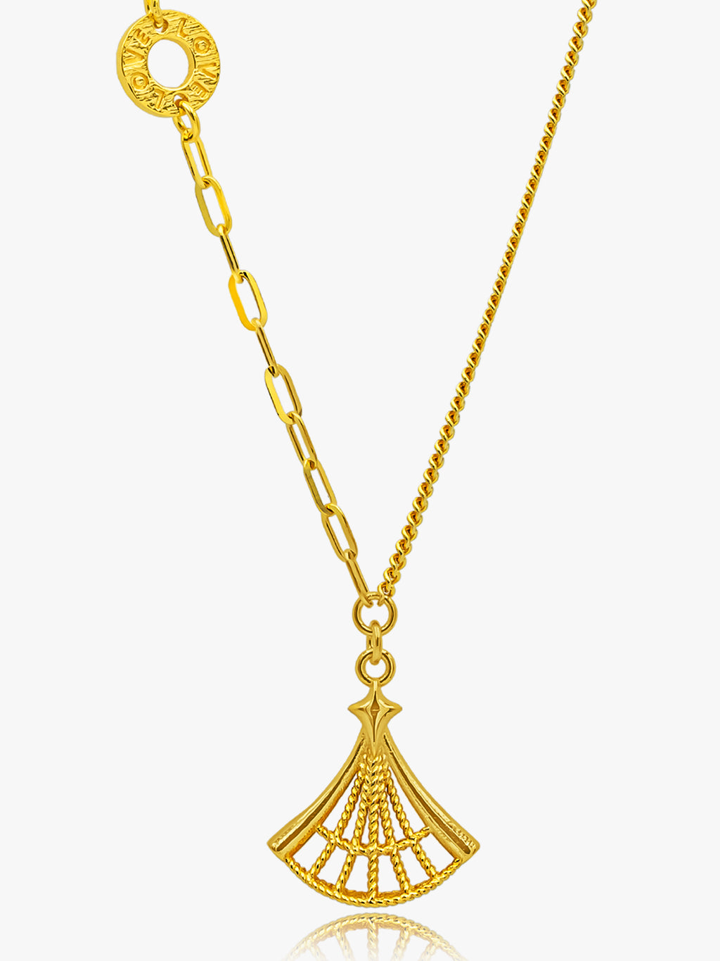 916 Gold Array Necklace