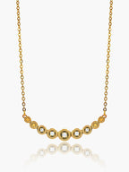 999 Gold Radiance Necklace with Zirconia