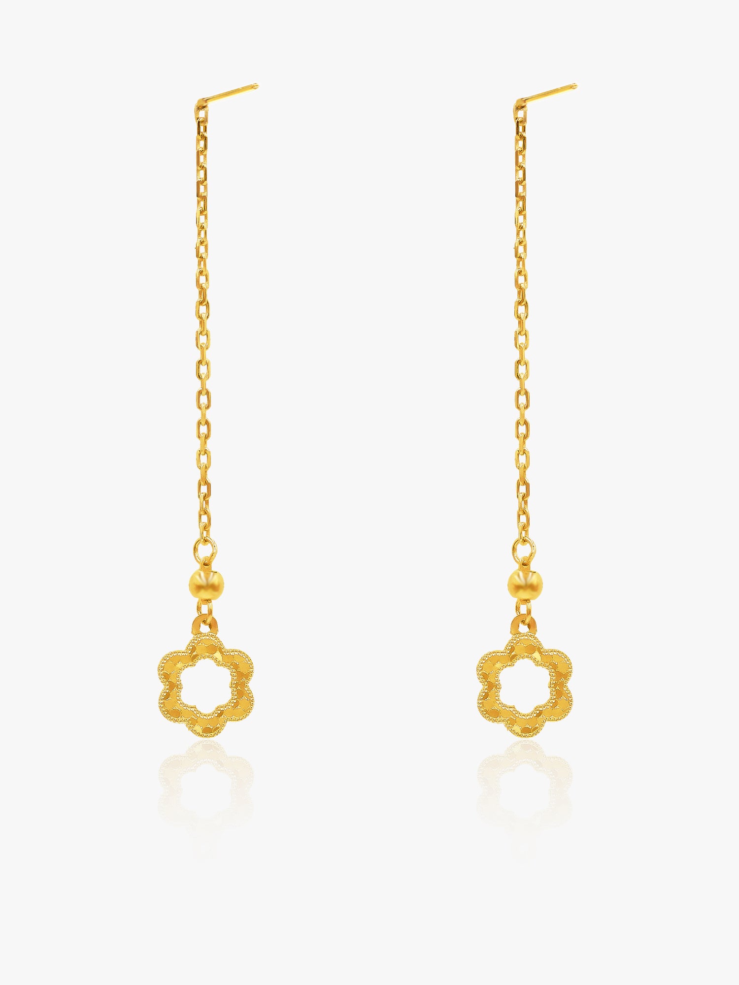 916 Gold Aurora Blossom Earring