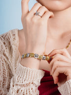 916 Gold Biskit Bracelet