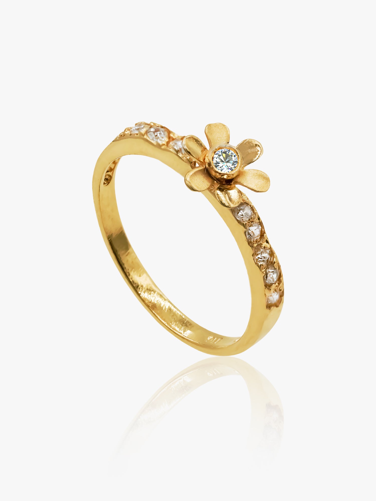 916 Gold Bloom Tiara Ring