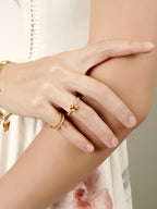 916 Gold Blooming Ring