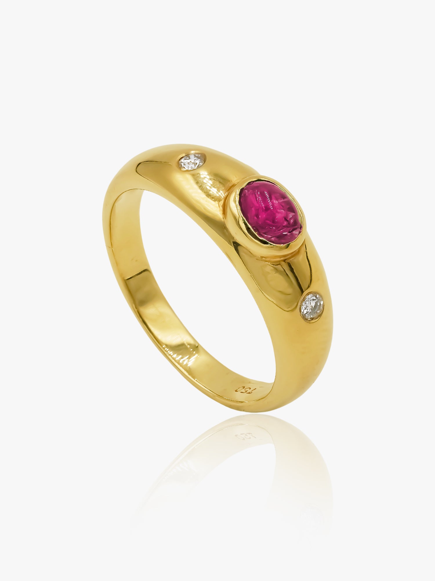 18K Gold Celestial Ring