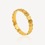 916 Gold Full Coin Ring