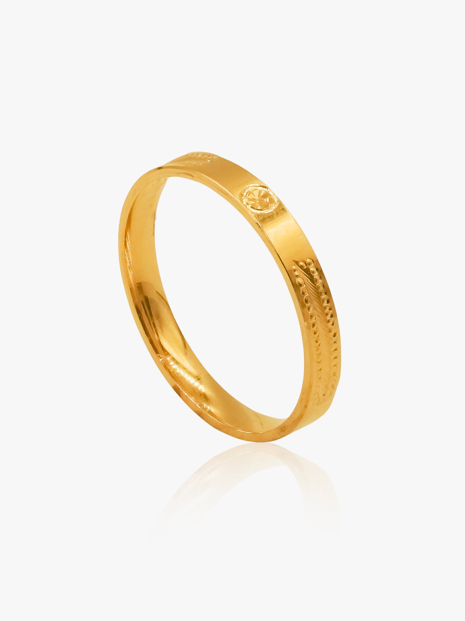 916 Gold Delicate Band Ring