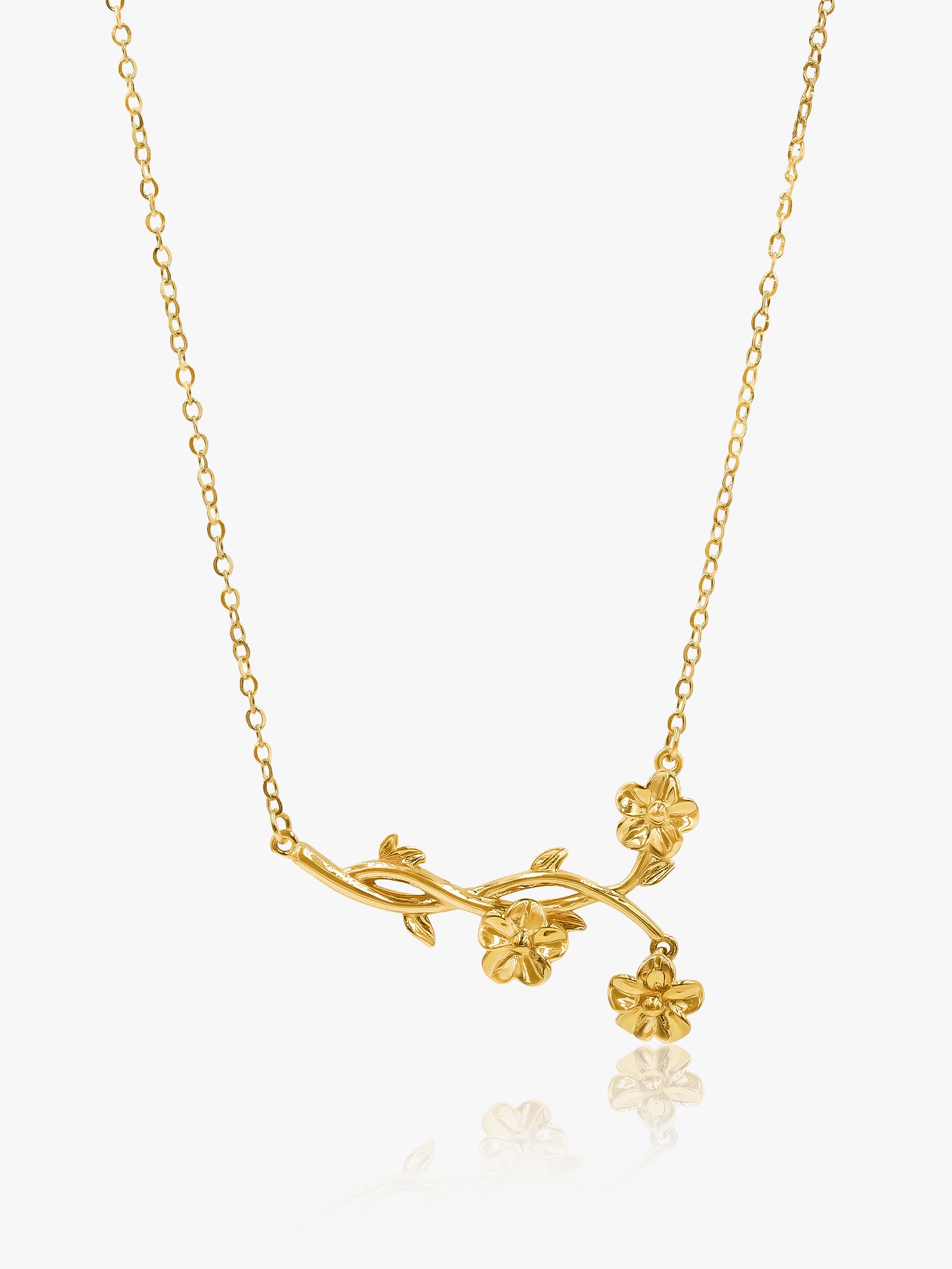 916 Gold Flower Set Chain